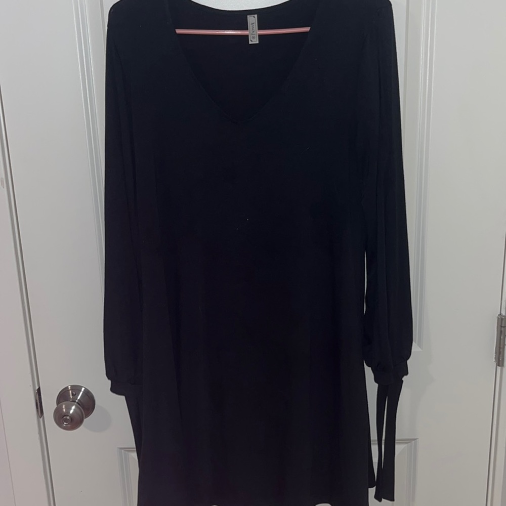 Black tie A line dress, size M
